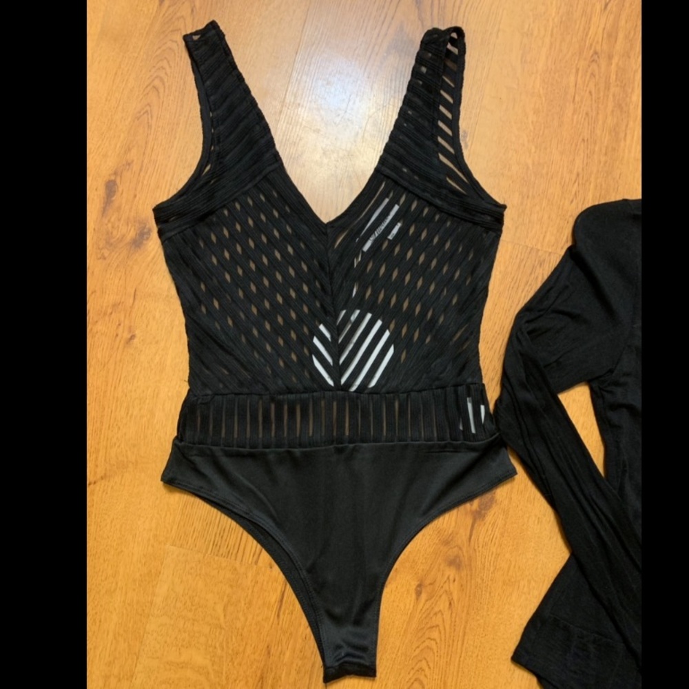NWT! Black Bodysuit
